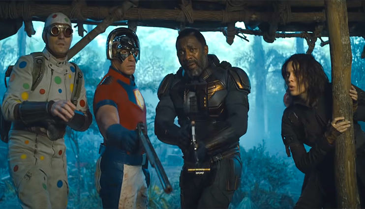ادریس آلبا، جان سینا در فیلم The Suicide Squad