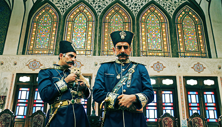 حامد کمیلی در نمایی از سریال قبله عالم