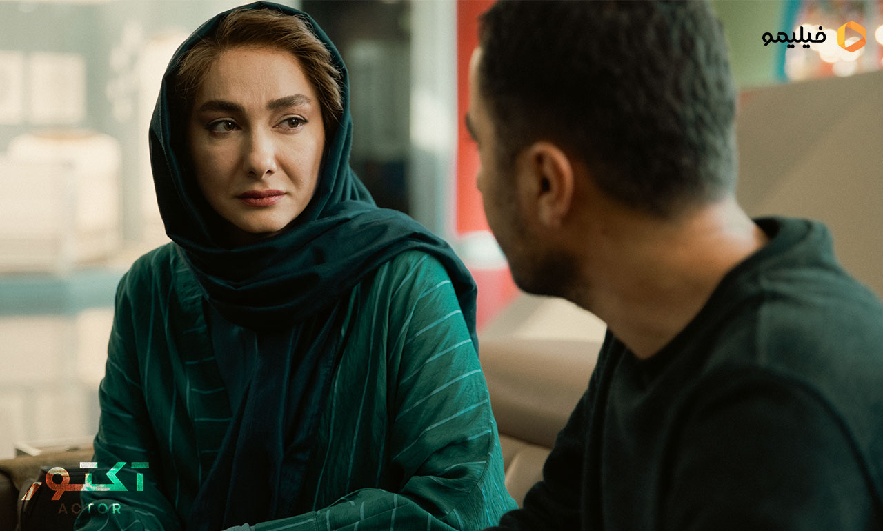 نوید محمدزاده و هانیه توسلی در سریال آکتور