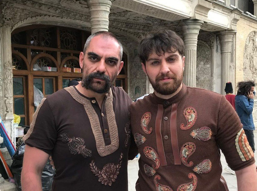 بهادر و سیاوش بعد از سکانس کشتی