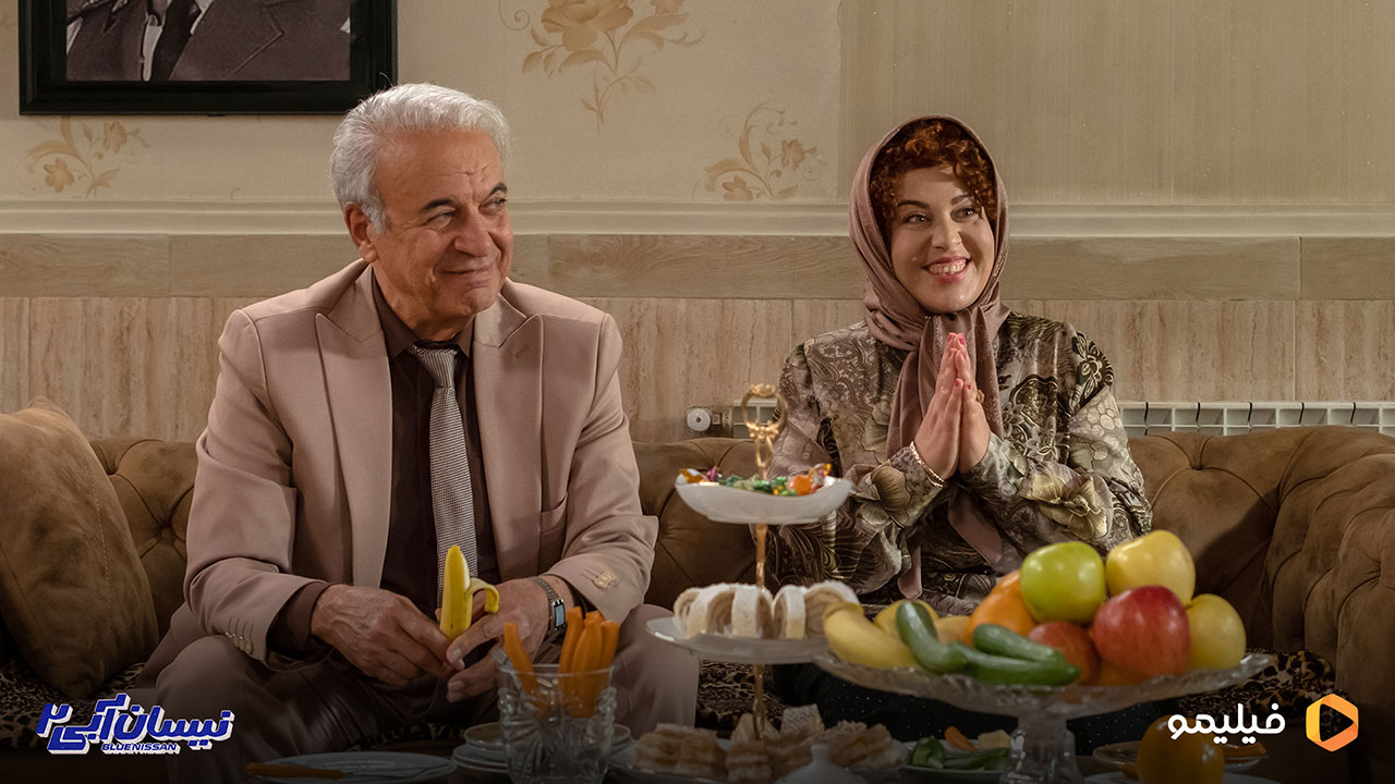 رضا نیکخواه و گیتی قاسمی در سریال نیسان آبی