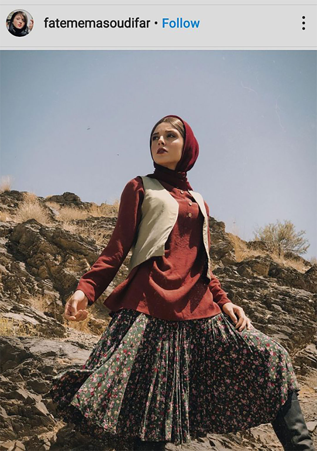 فاطمه مسعودی فر در نقش سارای گرجی