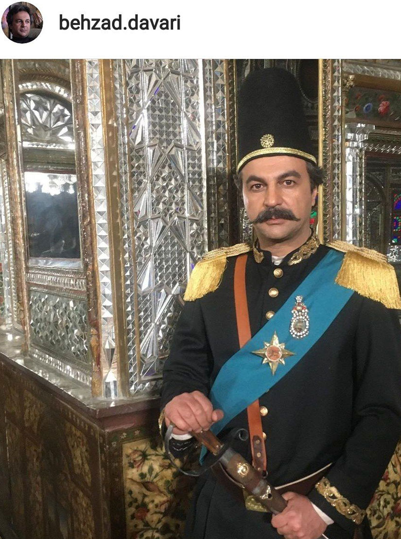 عزیز خان مکری در پشت صحنه سریال جیران