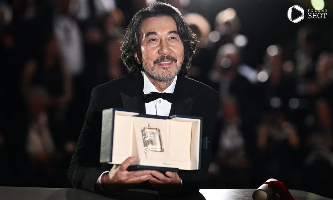 کوجی یاکو‌شو Koji Yakusho برنده جایزه بهترین بازیگر مرد جشنواره کن 2023 برای فیلم روزهای عالی