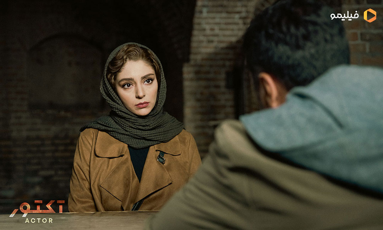 نوید محمدزاده و هستی مهدوی در سریال آکتور