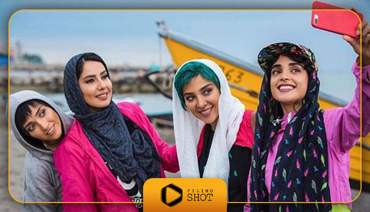 الهه حصاری، آناهیتا درگاهی، لیلا زارع و خاطره اسدی در نمایی از سریال ممنوعه
