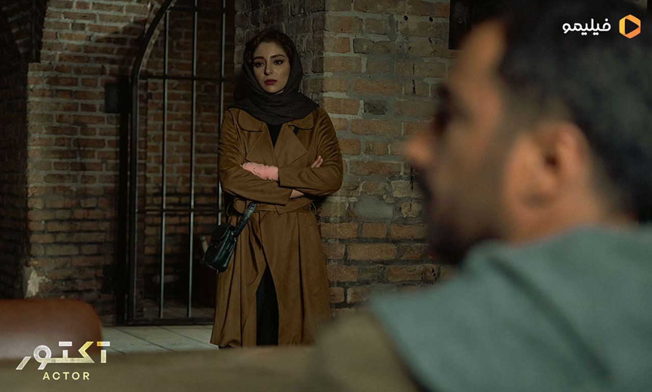نوید محمدزاده و هستی مهدوی در سریال آکتور
