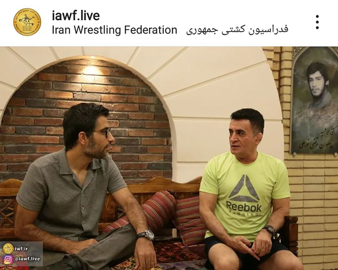 حضور محمد کارت کارگردان سریال یاغی در کنار آقای خاص