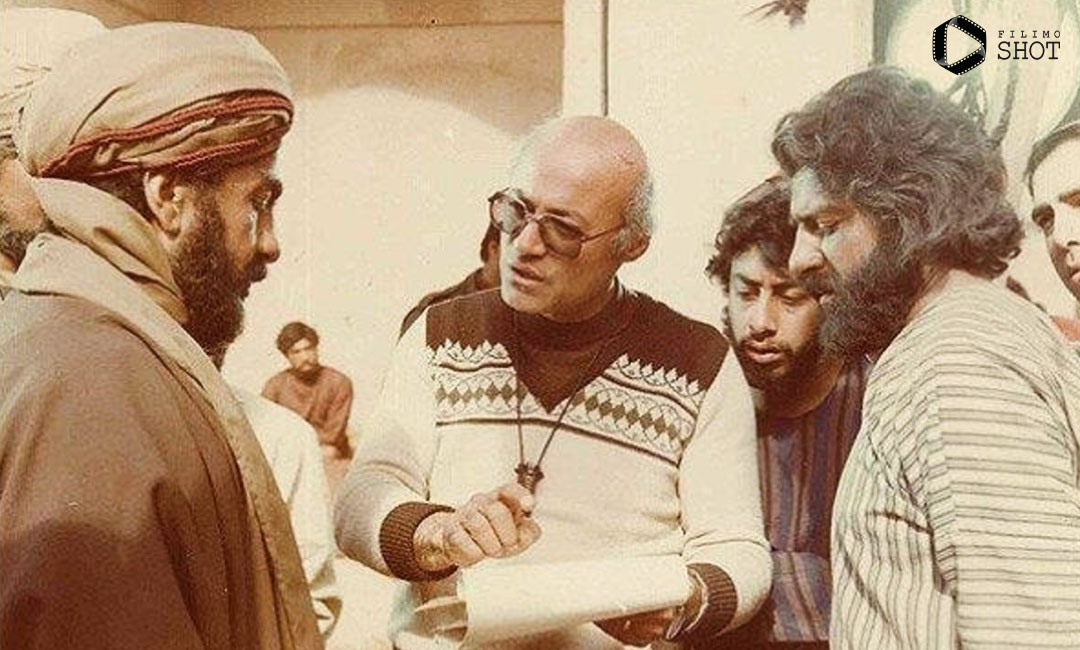 فریبرز صالح و فرامرز قریبیان در پشت صحنه فیلم سفیر