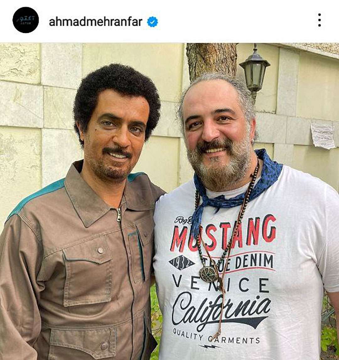 بابک اسکندری طراح گریم سریال آکتور به همراه احمد مهرانفر