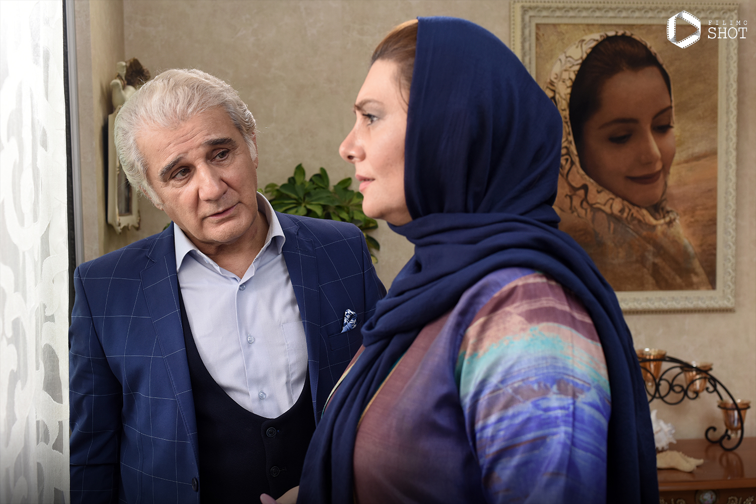 هنگامه قاضیانی و مهدی هاشمی در فیلم زعفرانیه ۱۴ تیر