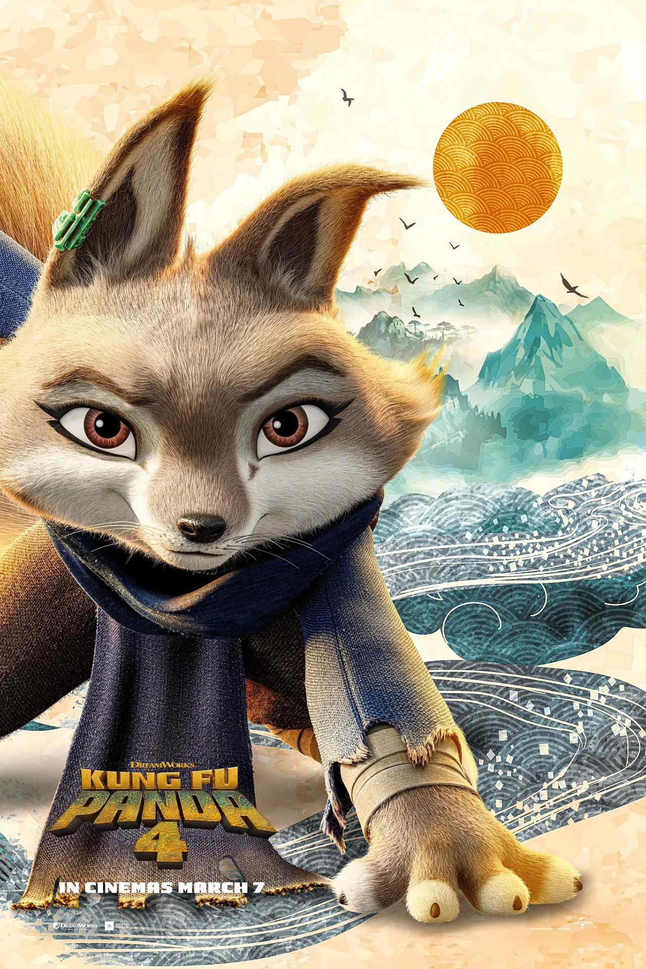 پوستر انیمیشن پاندای کونگ فوکار Kung Fu Panda 4
