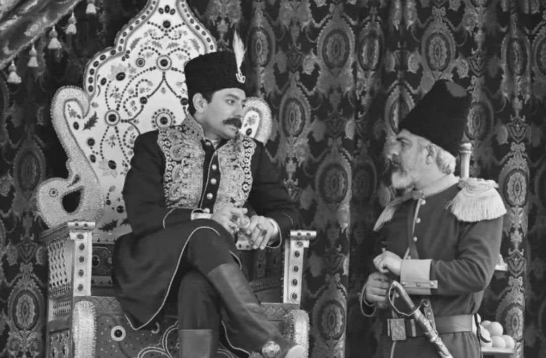 سلمان و قبله عالم در پشت صحنه سکانس کشتی سریال جیران