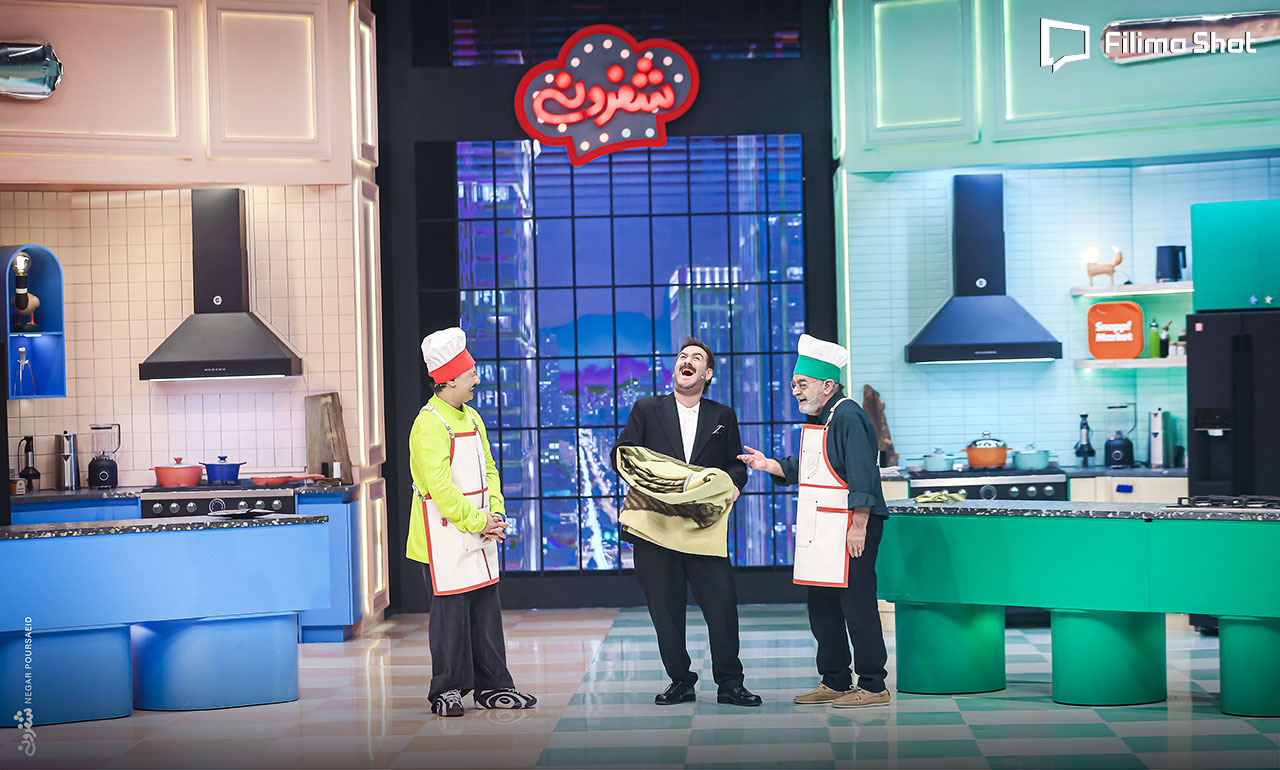علی صادقی و حمید لولایی و نیما شعبان نژاد در برنامه شفرونی 