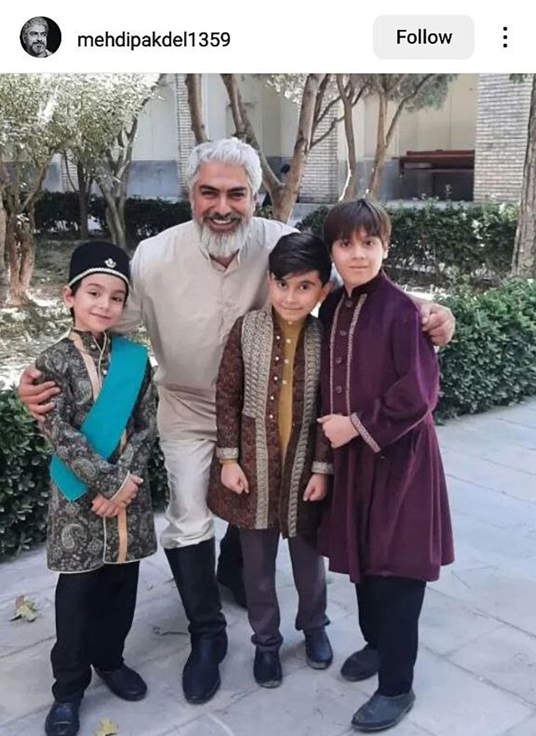 آقای مهدی پاکدل در پشت صحنه سریال جیران 