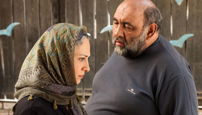 لوون هفتوان و حمیرا نونهالی در نمایی از فیلم پرویز