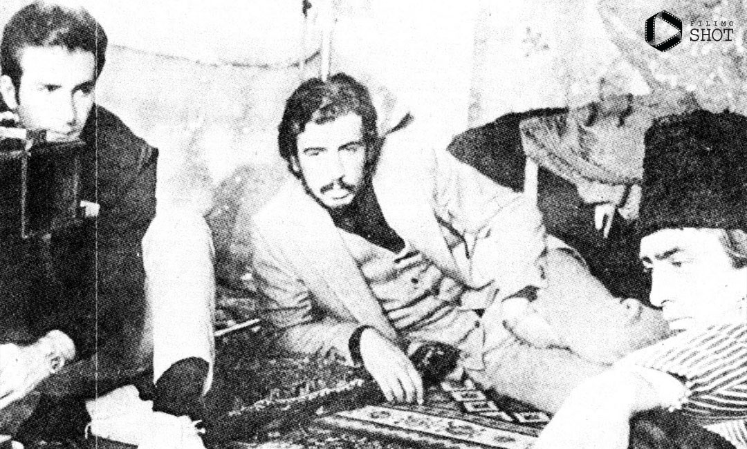 علی حاتمی در پشت‌صحنه فیلم باباشمل