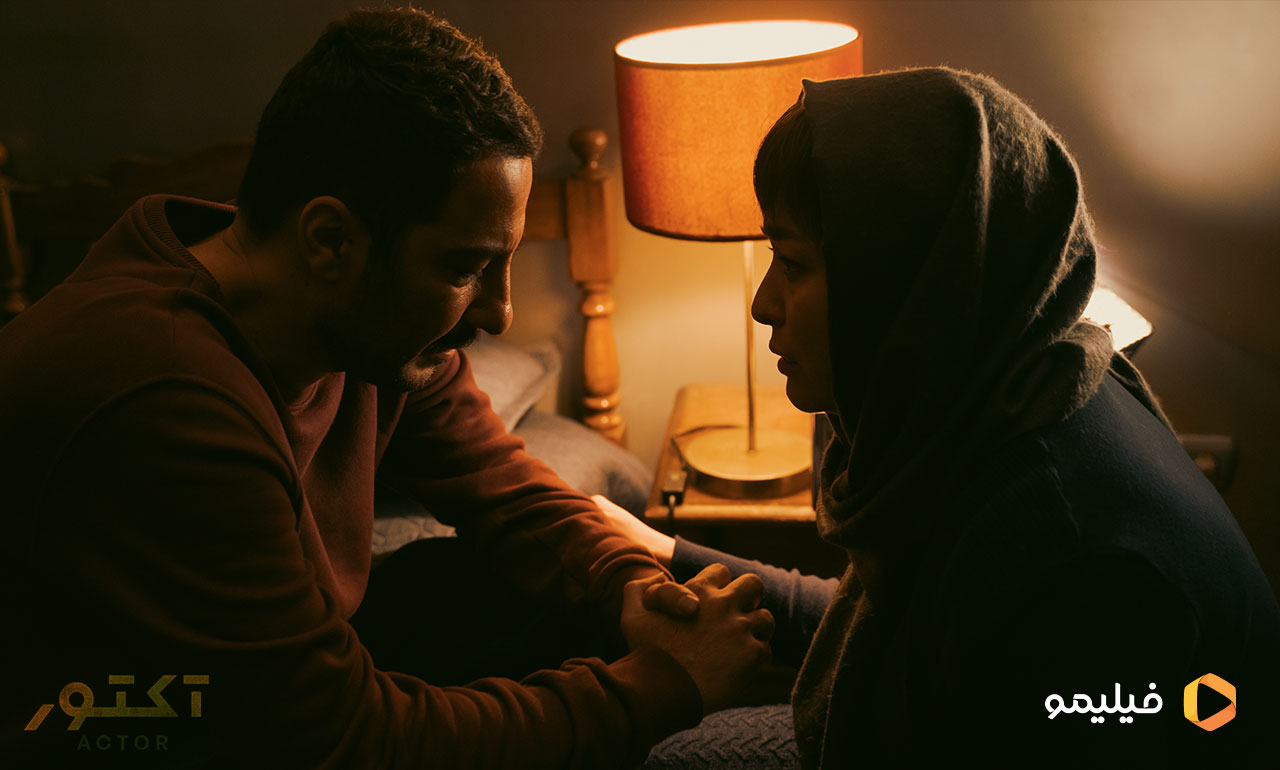 نوید محمدزاده و مهراوه شریفی نیا در سریال آکتور