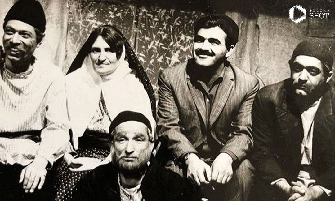 علی نصیریان در فیلم گاو