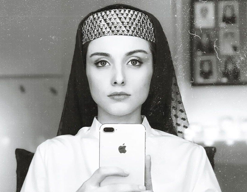 سارای گرجی در پشت صحنه سریال جیران