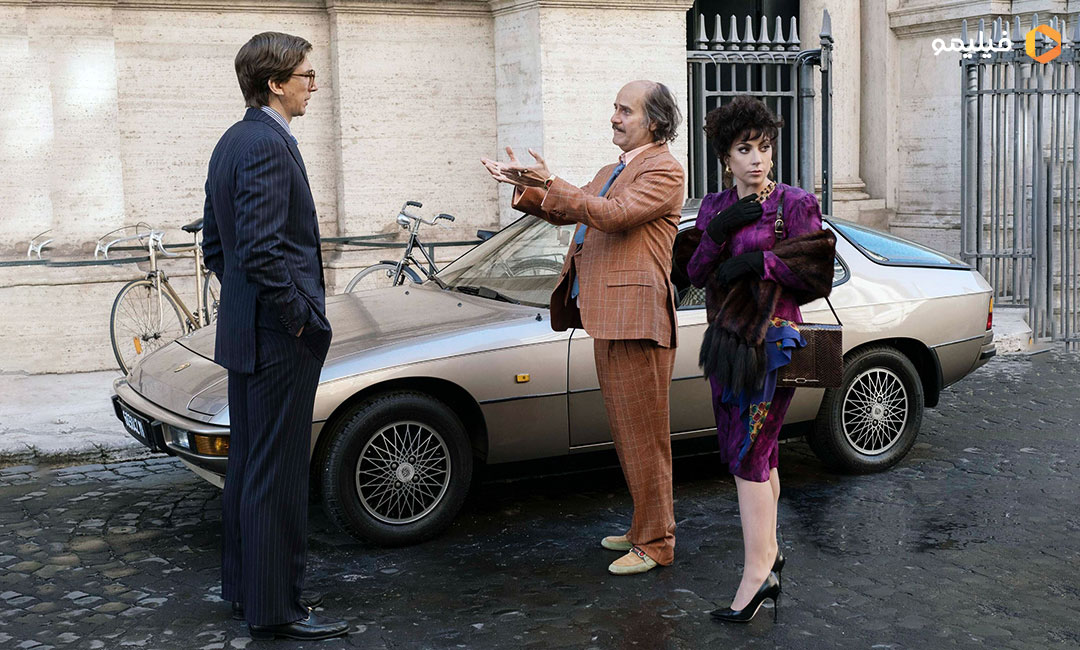 لیدی گاگا و جرد لتو در فیلم خانه گوچی