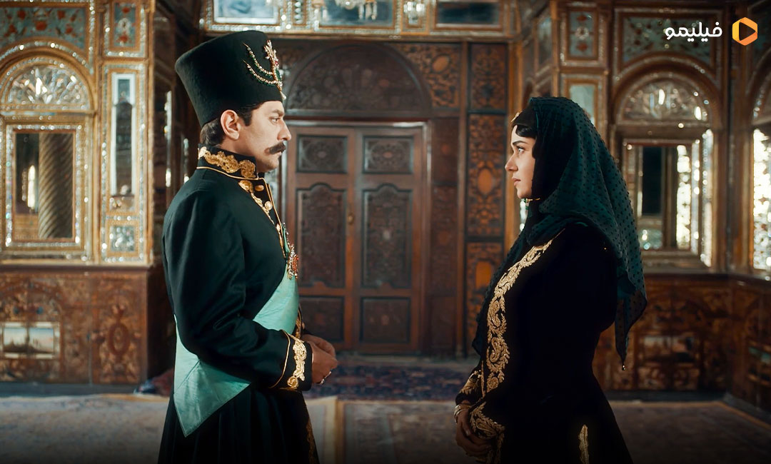 بهرام رادان و پریناز ایزدیار در سریال جیران 