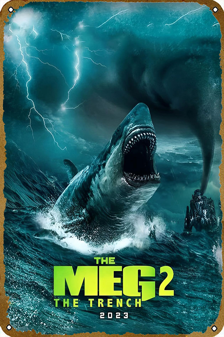 پوستر رسمی فیلم مگ 2 The Meg 2: The Trench poster