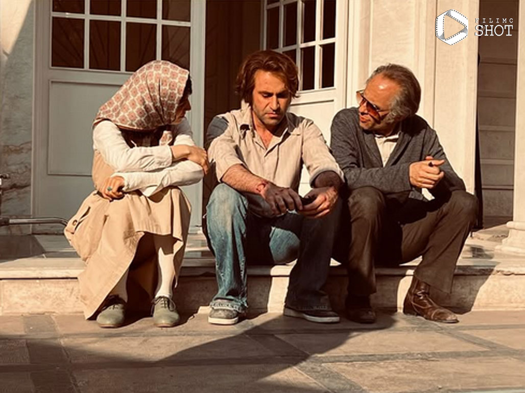 بابک حمیدیان، هوتن شکیبا و مهسا حجازی در پشت صحنه سریال تاسیان
