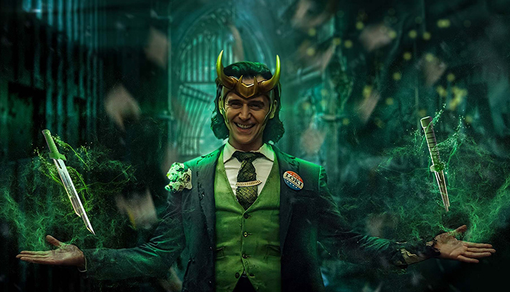 تام هیدلستون در نمایی از سریال Loki