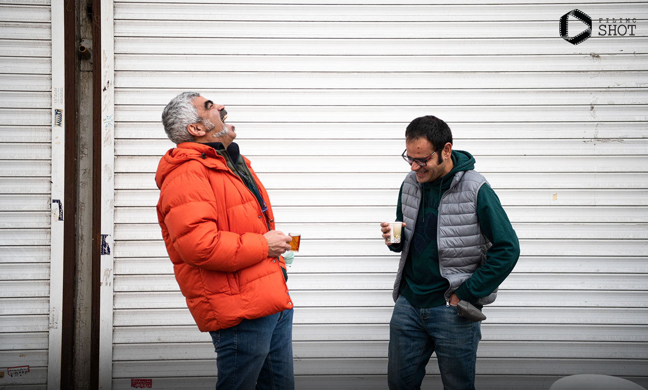 سروش صحت در پشت صحنه سریال مگه تموم عمر چندتا بهاره 