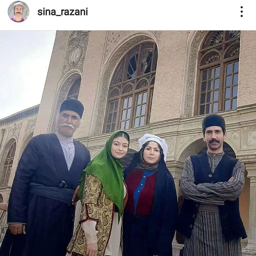 خانواده جیران در پشت صحنه سریال جیران