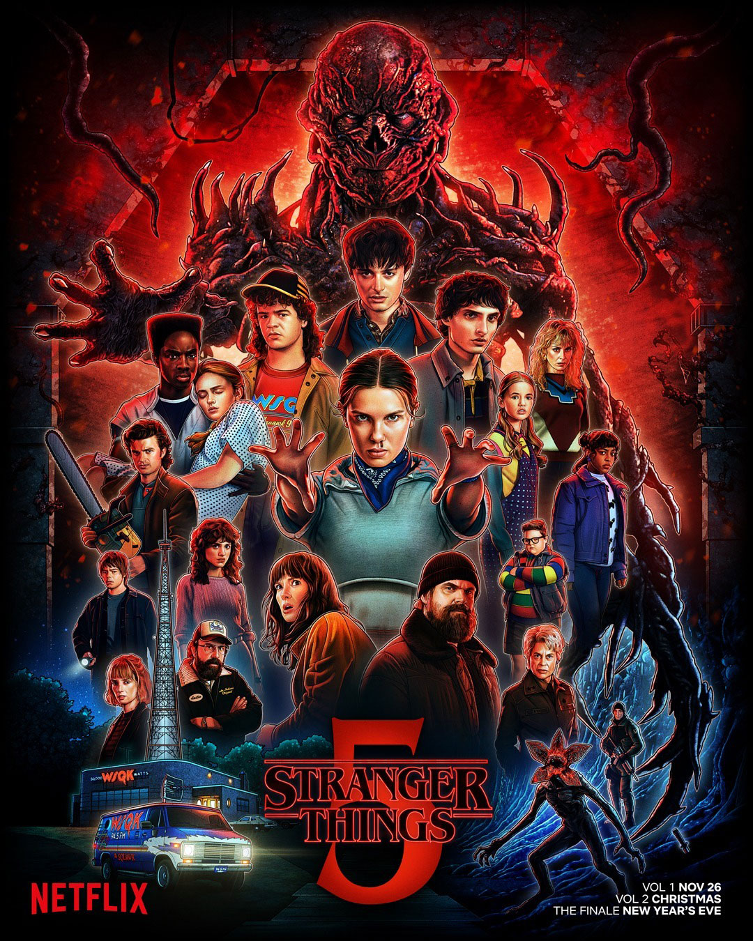 پوستر سریال چیزهای عجیب Stranger Things 5