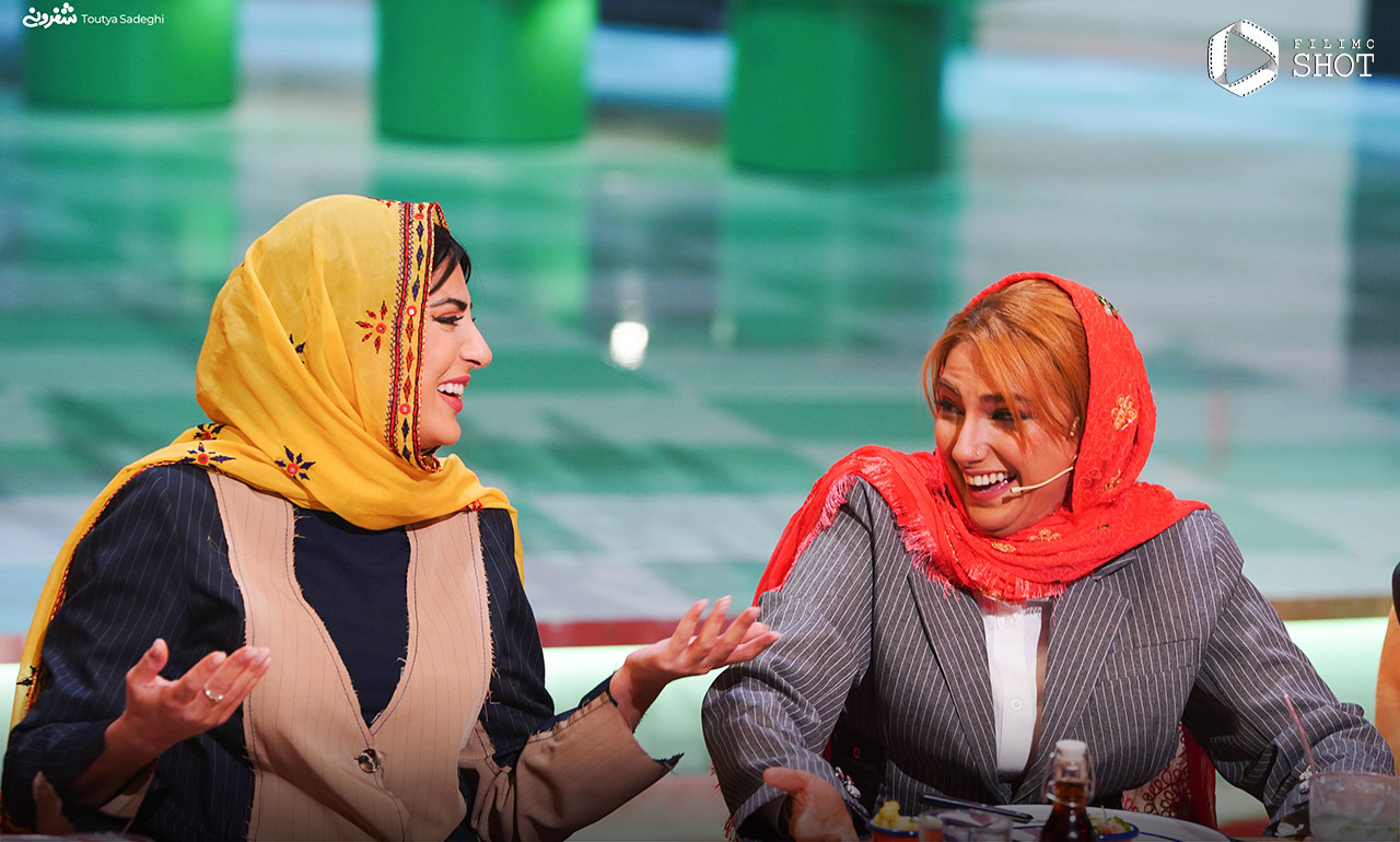 هلیا امامی و محیا دهقانی در برنامه شفرونی