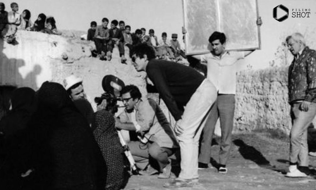 داریوش مهرجویی در پشت صحنه فیلم گاو