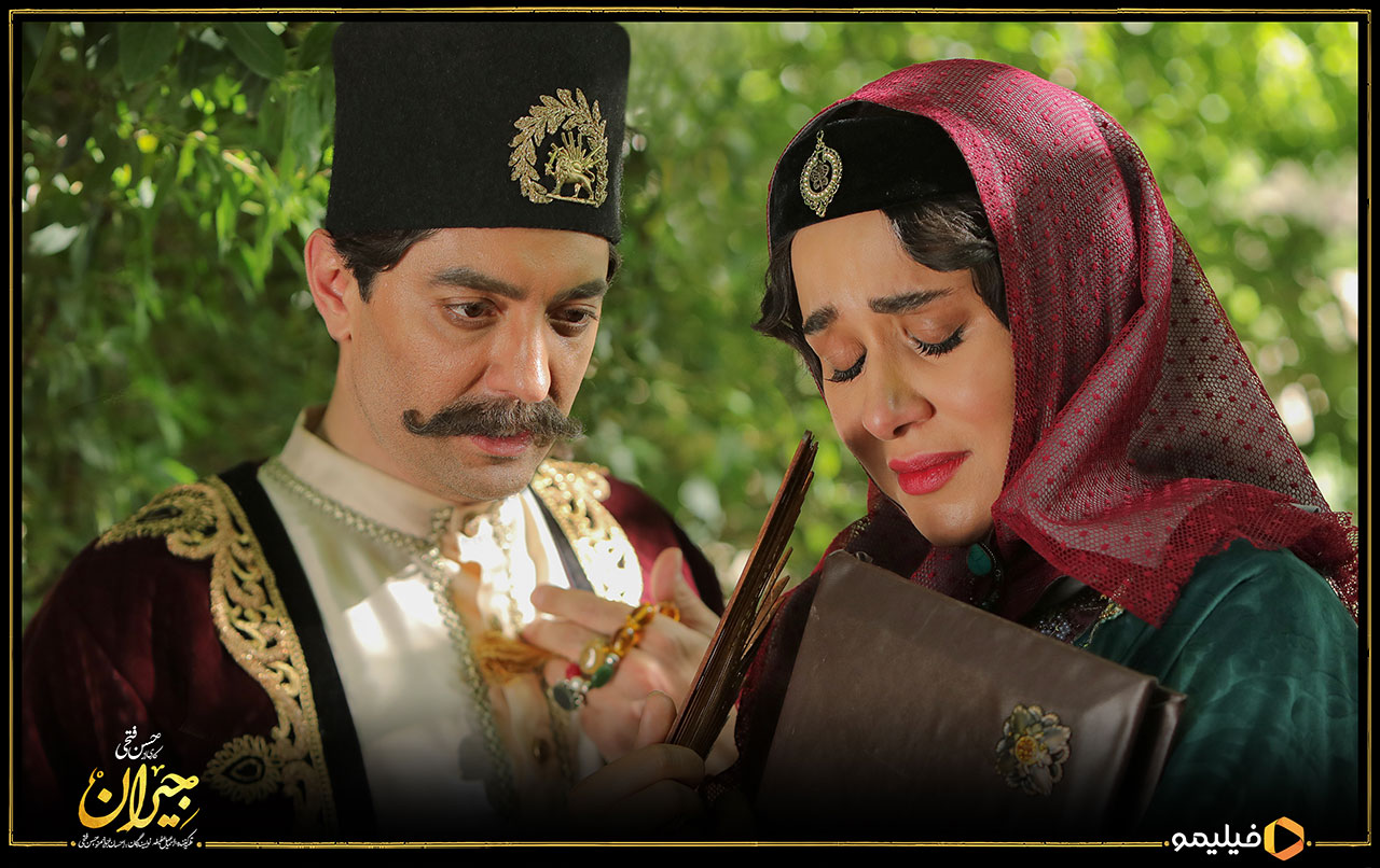 پریناز ایزدیار و بهرام رادان در سریال جیران