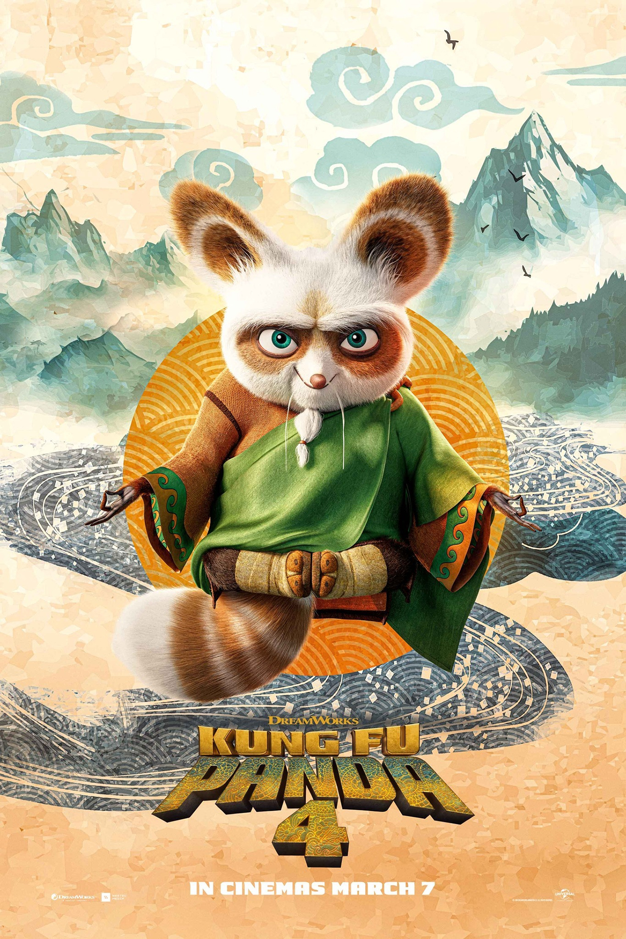 پوستر انیمیشن پاندای کونگ فوکار Kung Fu Panda 4