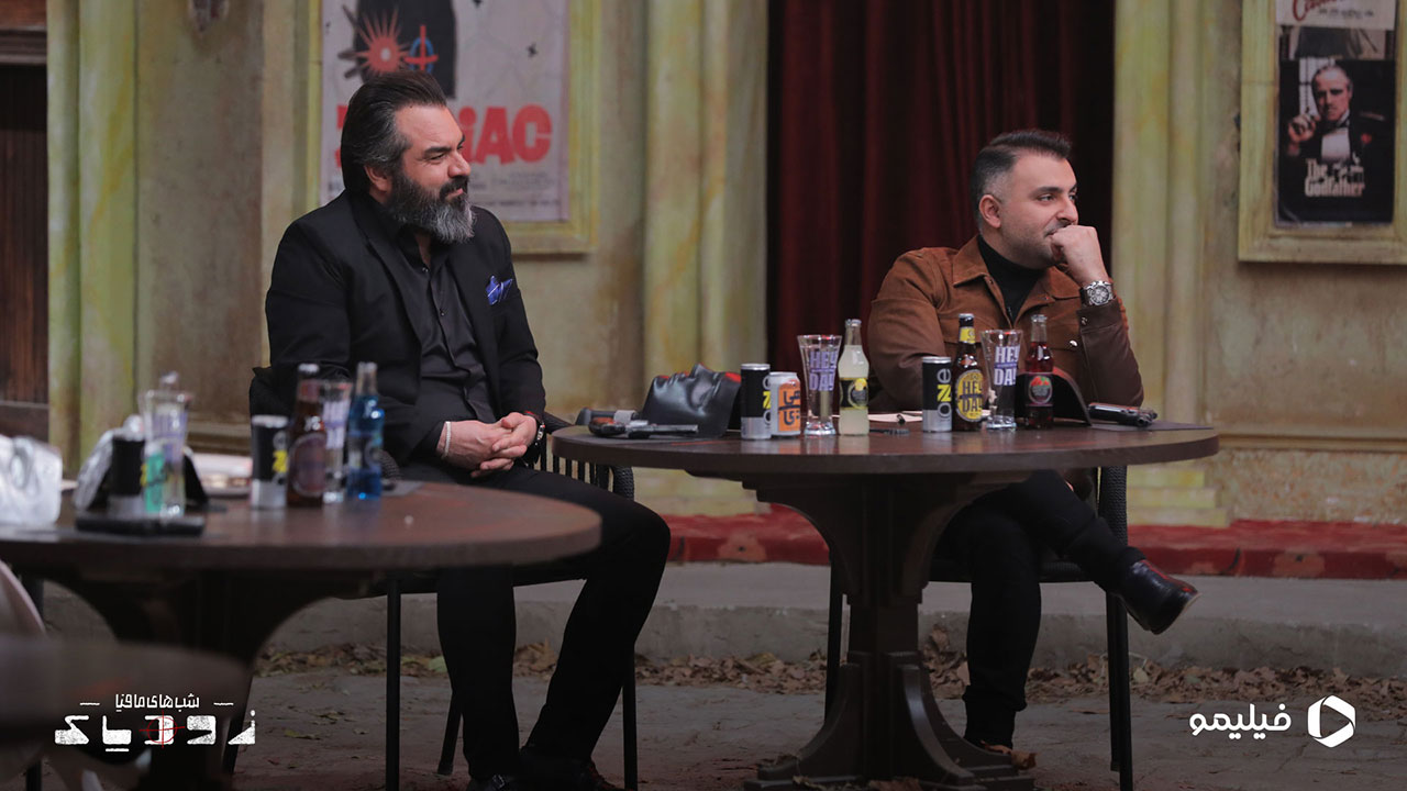 علیرضا طلیسچی و شهرام قائدی در شب های مافیا