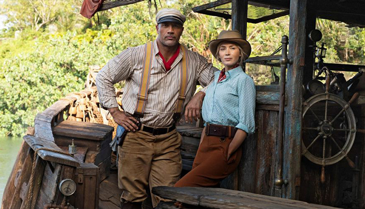 ماجراجویی راک و امیلی بلانت در فیلم Jungle Cruise
